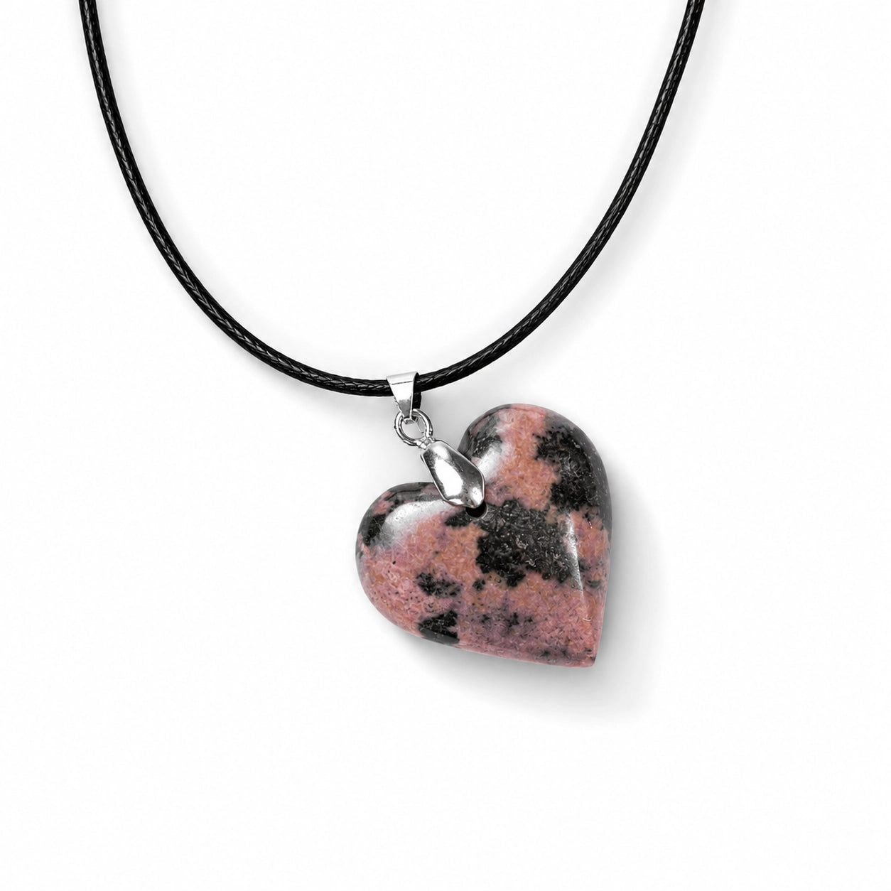Stone Heart Lockets